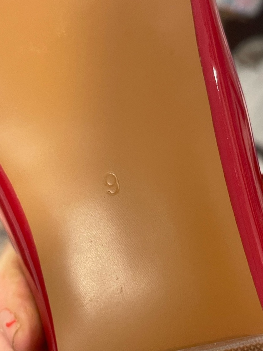 Arcopedico Red Patent T-Strap Flats with Ankle Buckle - Picture 7 of 8